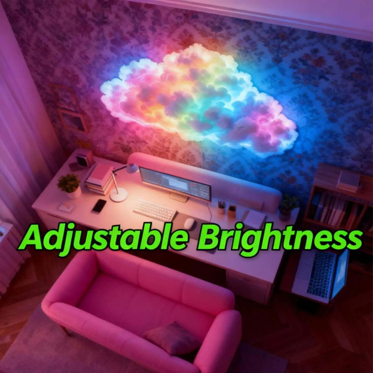 3D Thunder Cloud Lamp – USB LED Night Light with Music Rhythm - Artículos HE
