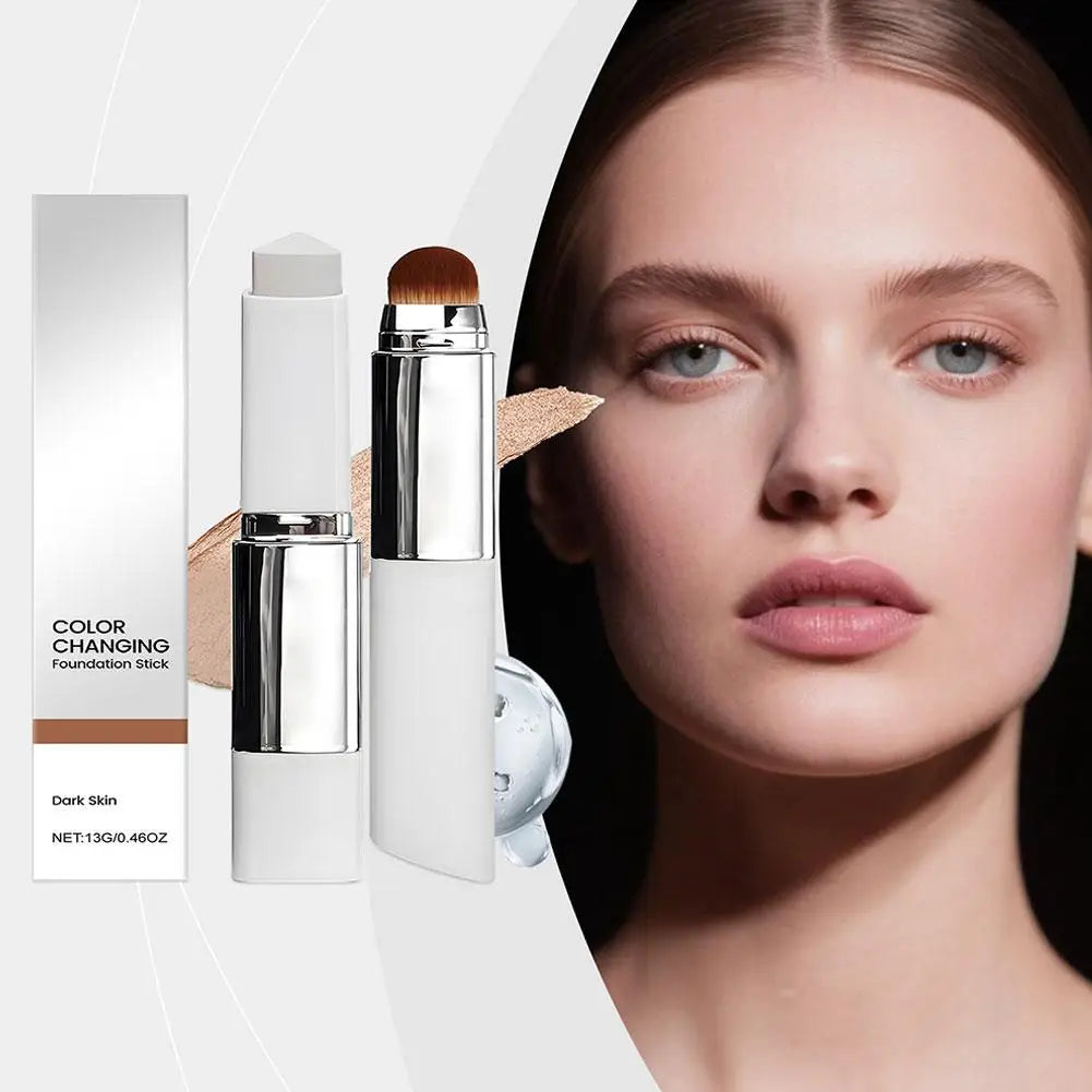 Base de Maquillaje 2 en 1 con Cambio de Color – Cobertura Total y Larga Duración
