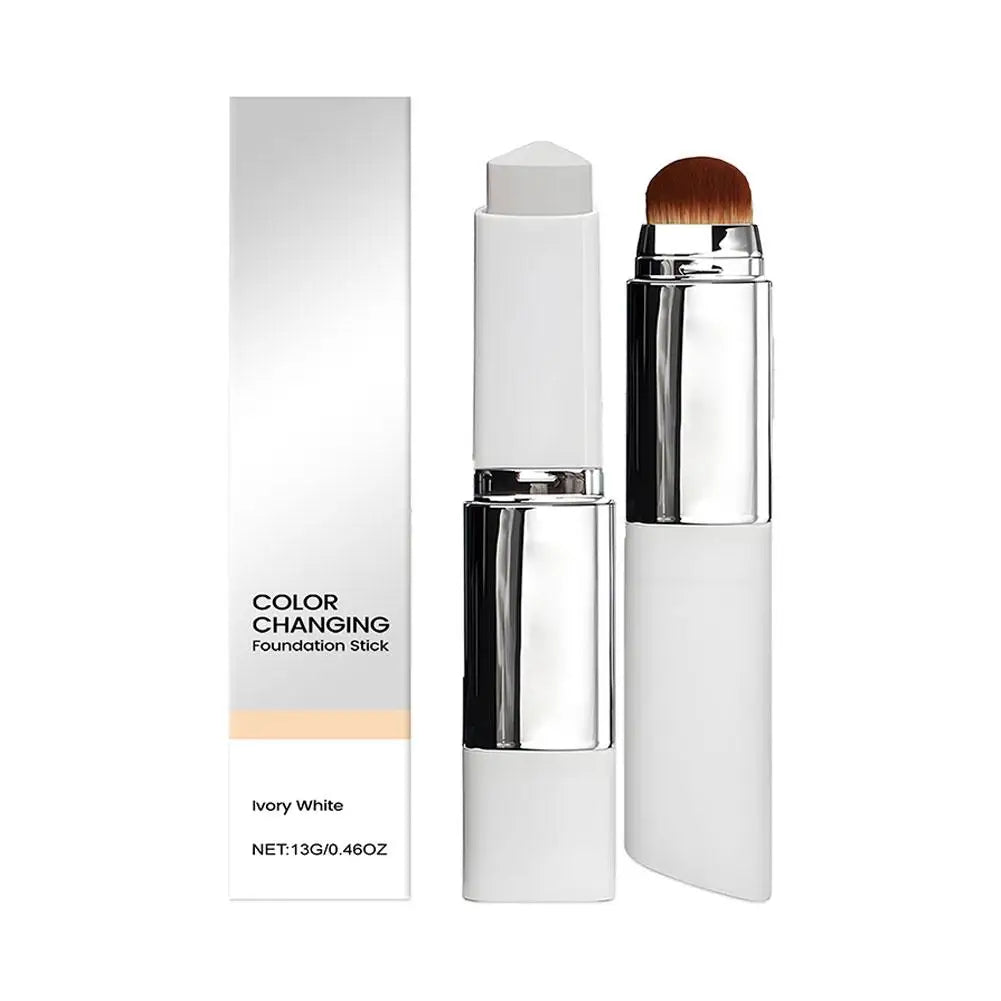 Base de Maquillaje 2 en 1 con Cambio de Color – Cobertura Total y Larga Duración