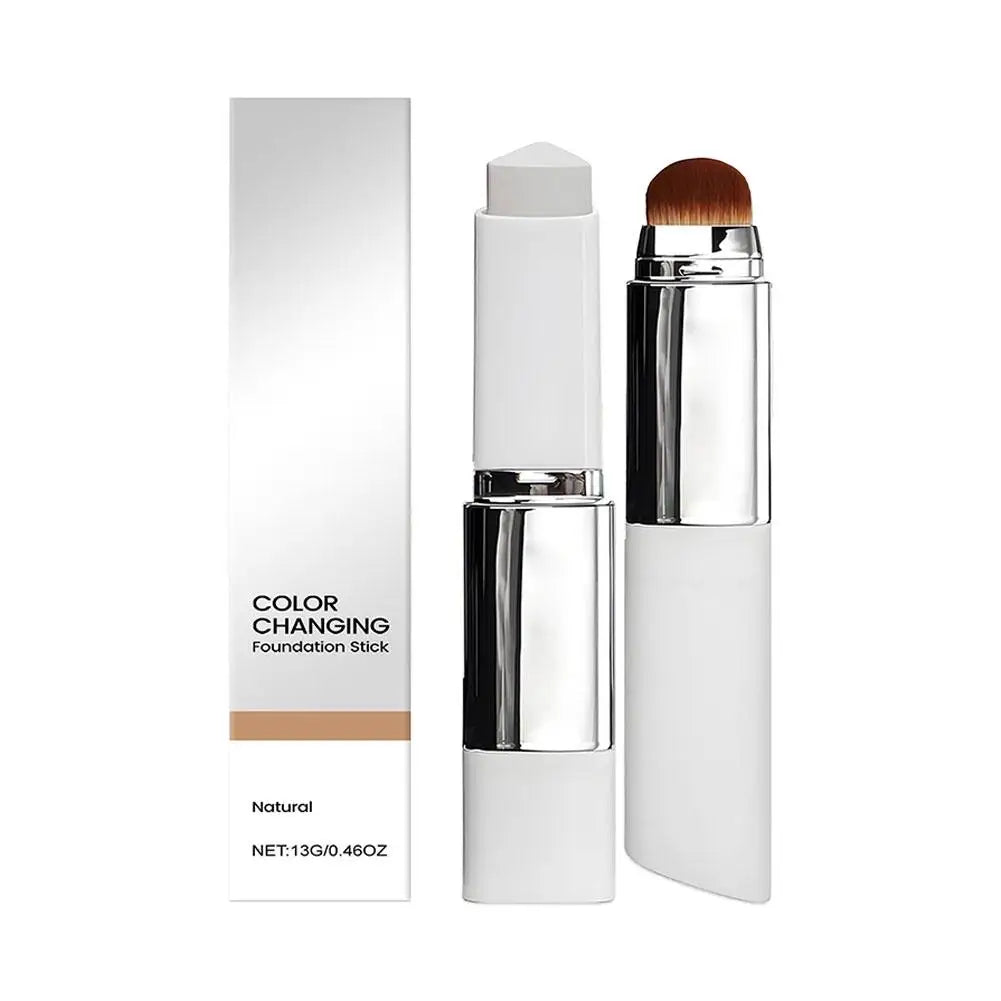 Base de Maquillaje 2 en 1 con Cambio de Color – Cobertura Total y Larga Duración