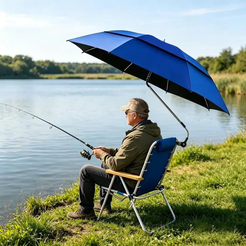 Adjustable Beach Chair Umbrella Outdoor Lightweight Clamp-on Umbrella Multi-functional Stroller Umbrella Wheelchair Stroller - Artículos HE