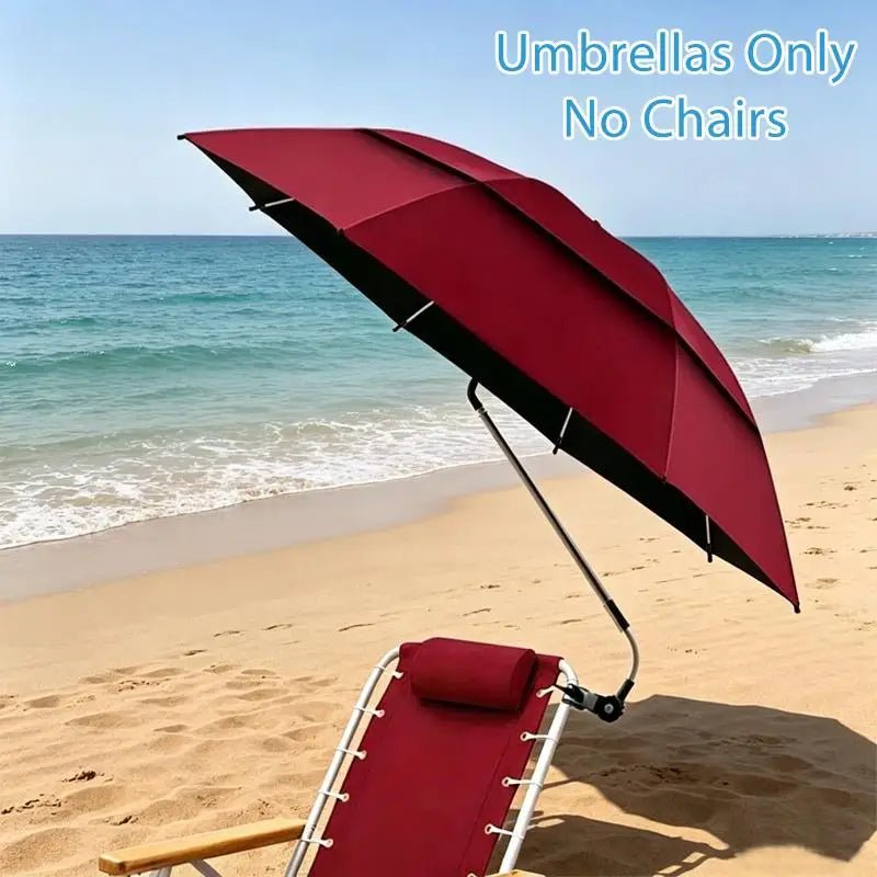 Adjustable Beach Chair Umbrella Outdoor Lightweight Clamp-on Umbrella Multi-functional Stroller Umbrella Wheelchair Stroller - Artículos HE