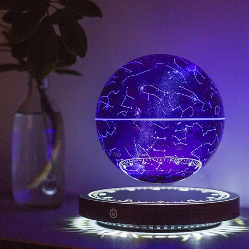 Levitating Globe Lamp – Magnetic Floating LED Earth Light - Artículos HE