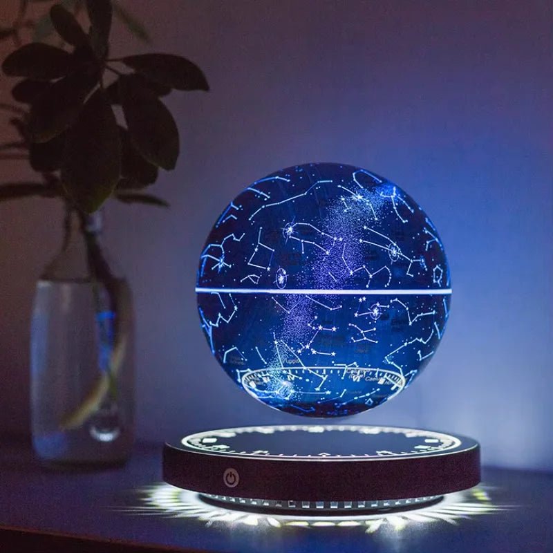 Levitating Globe Lamp – Magnetic Floating LED Earth Light - Artículos HE