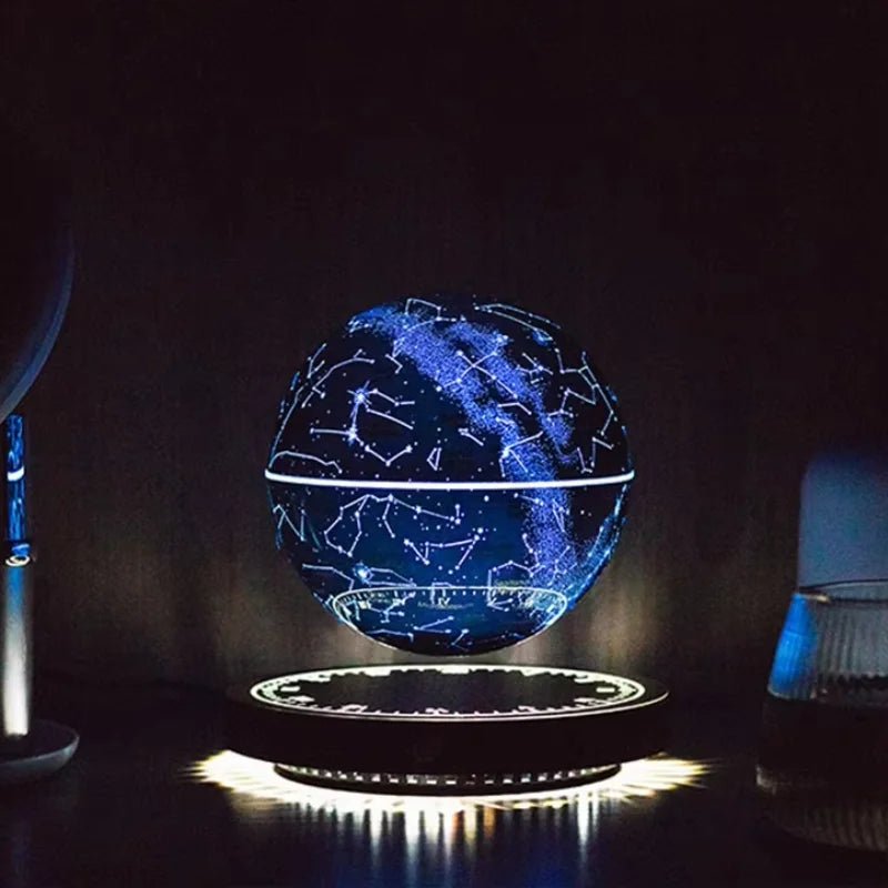 Levitating Globe Lamp – Magnetic Floating LED Earth Light - Artículos HE