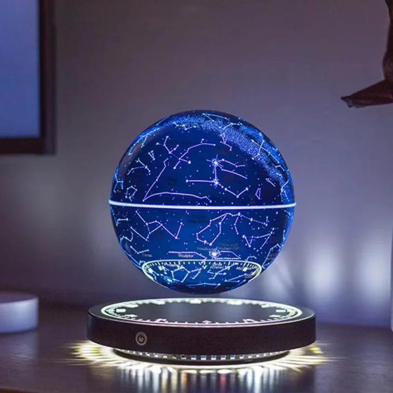 Levitating Globe Lamp – Magnetic Floating LED Earth Light - Artículos HE